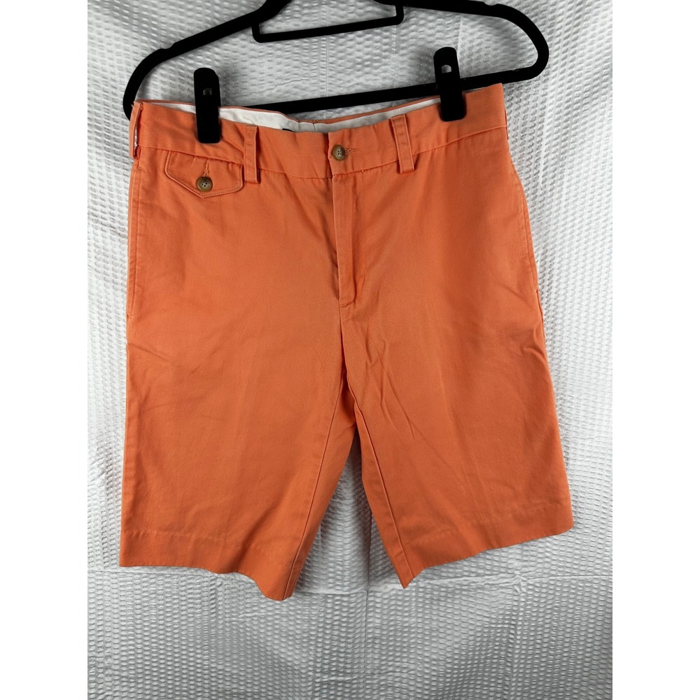 Ralph Lauren Sport Women's  Relaxed Fit Chino Shorts‎ Orange Size 6